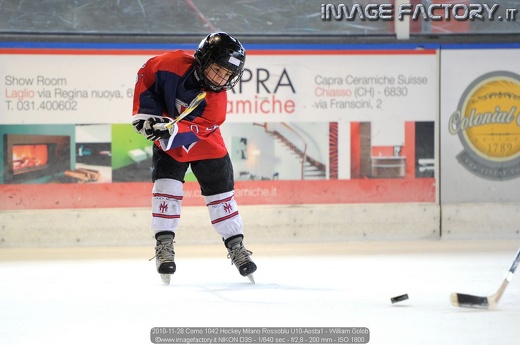 2010-11-28 Como 1042 Hockey Milano Rossoblu U10-Aosta1 - William Golob